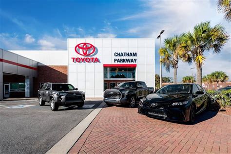 Chatham parkway toyota savannah ga - New Lexus RX 350 for Sale in Savannah, GA. View our Chatham Parkway Lexus inventory to find the right vehicle to fit your style and budget! ... 1120 Chatham Pkwy Savannah, GA 31405. Contact Us. Close. SALES: 912-231-0005 SERVICE: 912-721-2850 PARTS: 912-816-4894. Sales: 912-231-0005. Service: 912-721-2850. Parts: 912-816-4894.